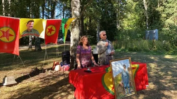 Finlandiya'da terör örgütü PKK yandaşları gösteri yaptı - 1