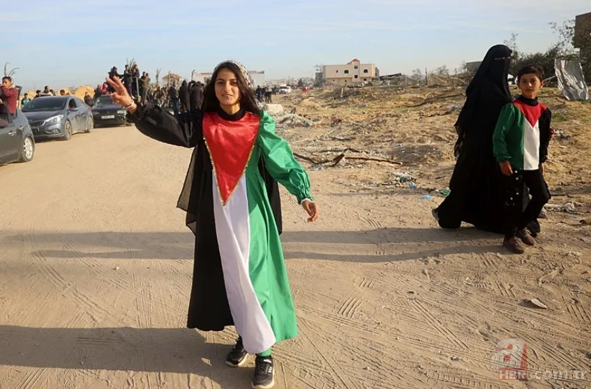 Zafer direnenlerin oldu! Gazze'de ateşkes böyle kutlandı 8