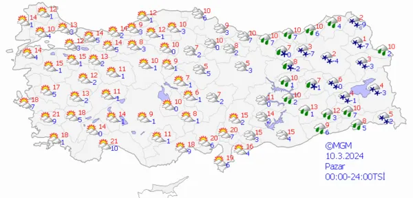 1709956542756.png Çok sayıda ile kar ve sağanak yağış uyarısı! Meteoroloji haritaları güncelledi! İstanbul Ankara İzmir hava durumu... - 6