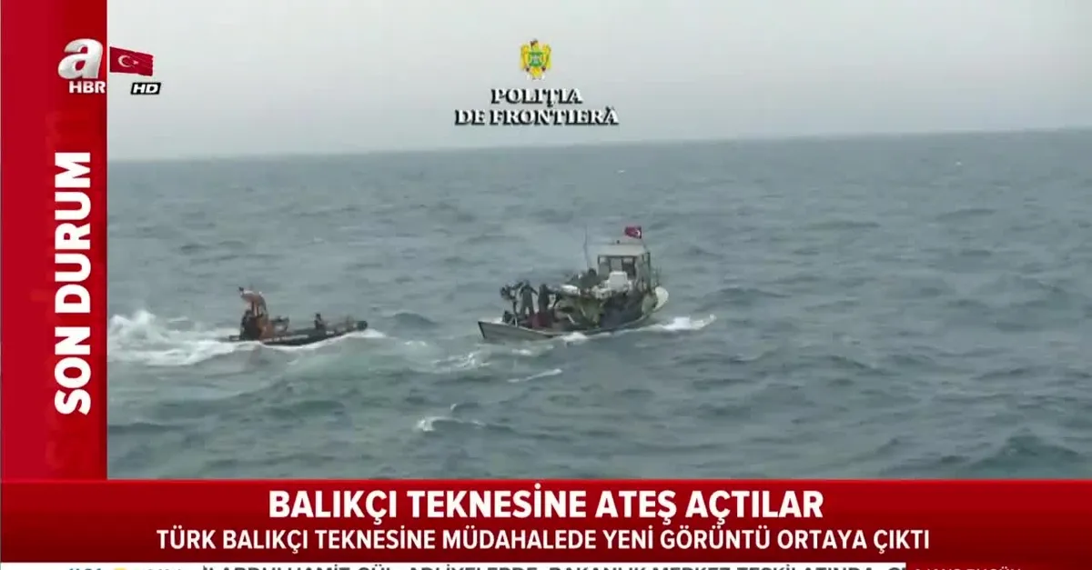 Balıkçı teknesine böyle ateş açtılar!