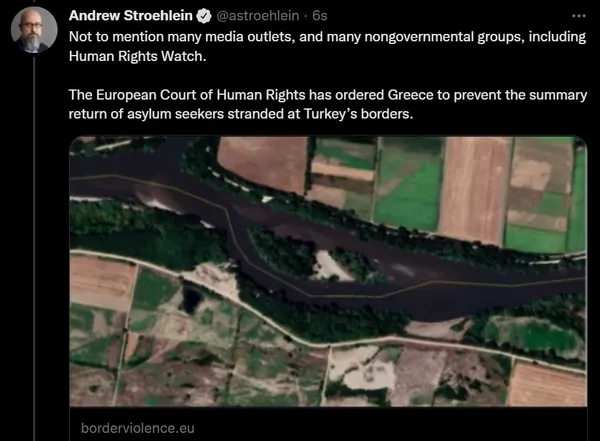 Andrew Stroehlein AB’nin göçmenlere zulmeden Yunanistan’ı nasıl kanunsuzca kolladığını anlattı