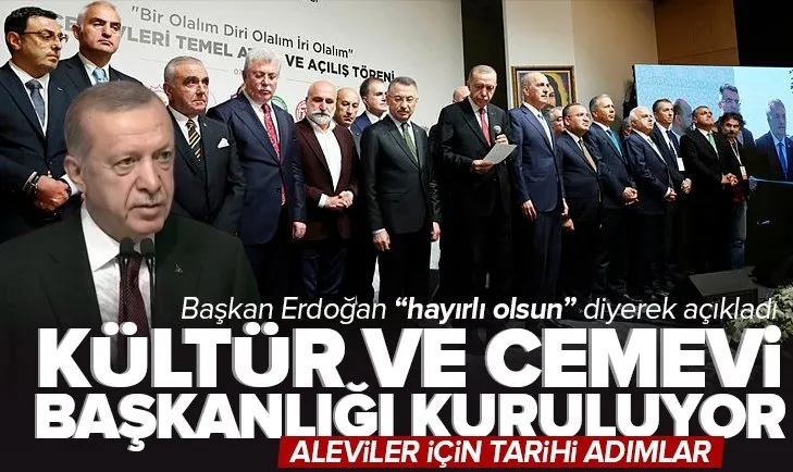 Son dakika: Alevilerle ilgili atılacak adımlar neler? Başkan Erdoğan detaylarını anlattı: Kültür ve Cemevi Başkanlığı kuruluyor