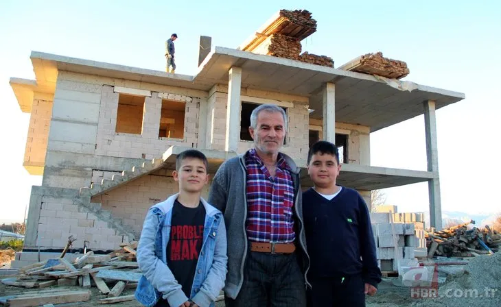 Antalya’da 10 günde söndürülen orman yangınının ardından Manavgat’ta yeni evler inşa edilmeye başladı
