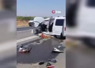 Şanlıurfa’da feci kaza!