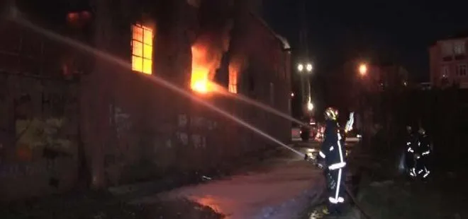İstanbul’da fabrikada büyük yangın