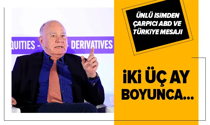 Son dakika: Yatırım uzmanı Marc Faberden çarpıcı ABD ve Türkiye mesajı: Türkiye de dahil gelişen piyasalarda...