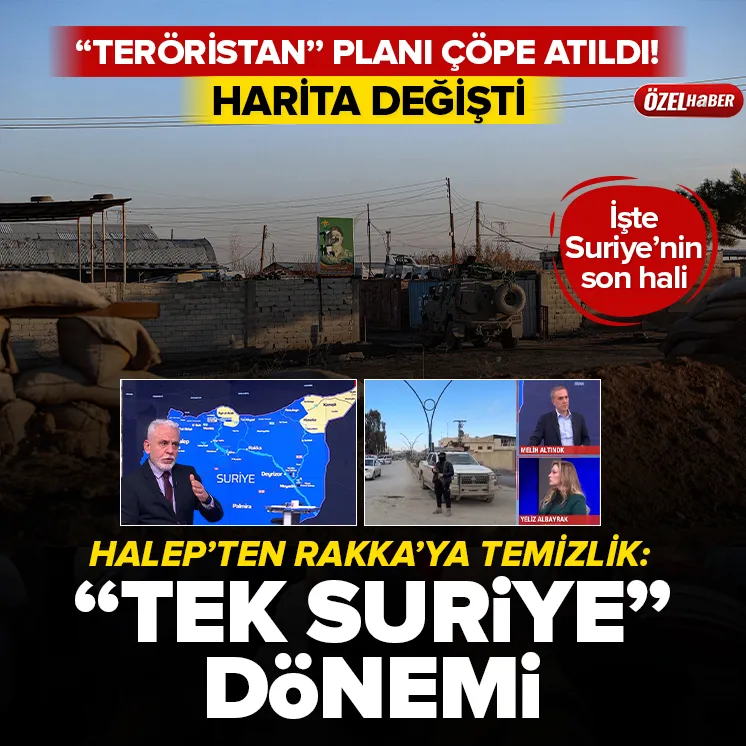 Harita değişti: İşte Suriye’nin son hali