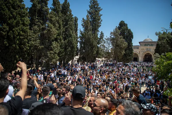 Mescid-i Aksa’da Erdoğan sloganları atıldı!