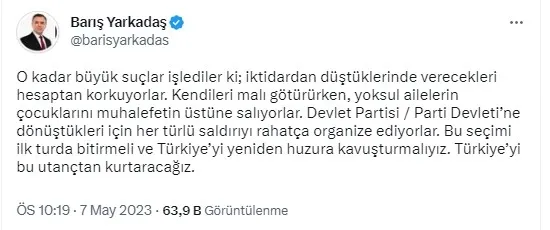 1683488915919.jpg CHP fondaşı Barış Yarkadaş Türk polisini hedef gösterdi! Paylaşımı yalan çıkınca silmek zorunda kaldı... - 7