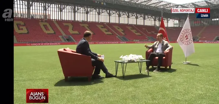 Gençlik ve Spor Bakanı Mehmet Muharrem Kasapoğlu A Haber'de - 5