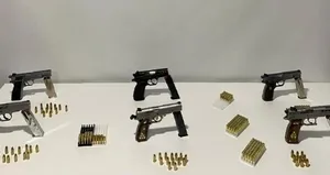 Samsun’da 6 ruhsatsız silah ele geçirildi