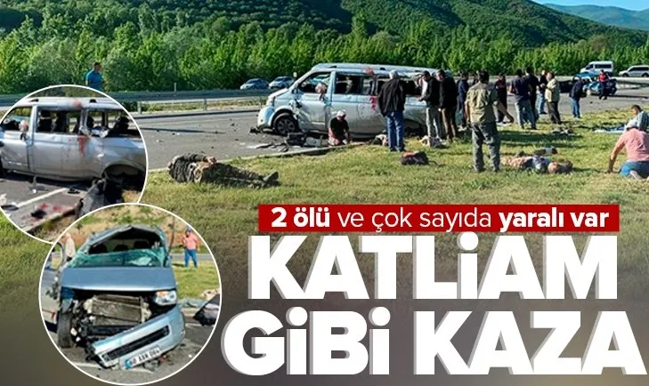 Tokat’ta katliam gibi kaza! 2 ölü, 12 yaralı