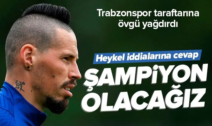 Marek Hamsik’ten şampiyonluk yorumu! Bordo mavili taraftarlara övgü
