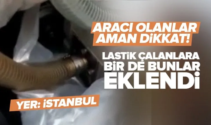 İstanbul’da park halindeki araçlardan akaryakıt çalan hırsız yakalandı