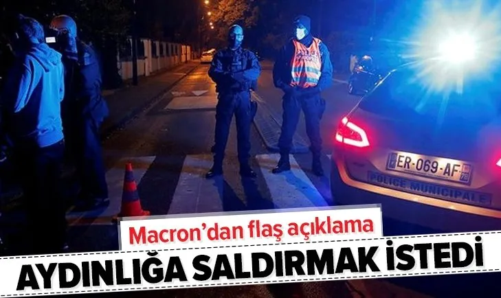 Fransa Cumhurbaşkanı Macron Paris'teki saldırı hakkında flaş açıklama