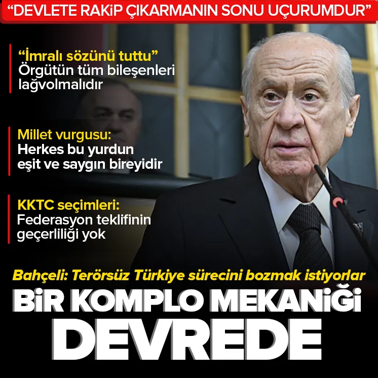 Bahçeli’den Terörsüz Türkiye mesajı