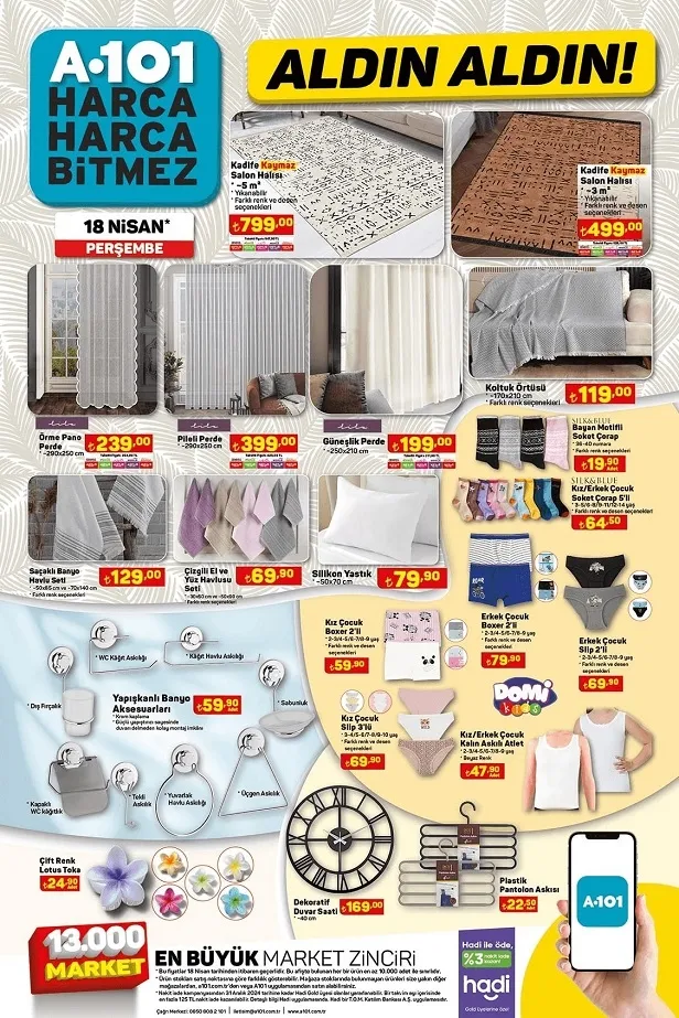 24 Nisan A101 aktüel ürünler kataloğu! A101’de 3 Musluklu Su Sebili, TV Box, Şarjlı Su Pompası, Apec 150 CC Motor uyguna satışta