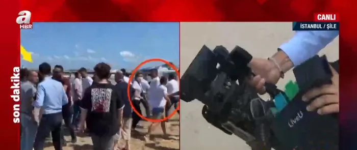 Son dakika: Şile’de A Haber ekibine saldırı! İBB’ye bağlı cankurtaranlar A Haber ekibini darp etti