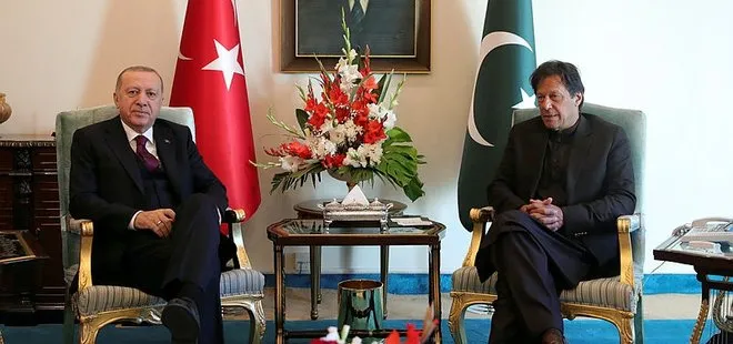 Başkan Erdoğan ile Pakistan Başbakanı İmran Han’dan önemli görüşme