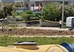 Mersin'de bahçede şoke eden olay! Gömülü bomba alarmı