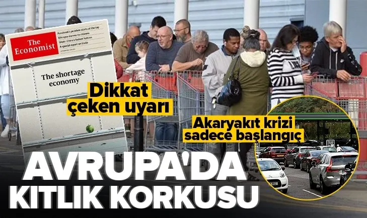 Avrupa’da kıtlık korkusu! Akaryakıt krizi sadece başlangıç