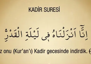 Ramazanın kalbi Kadir Gecesi