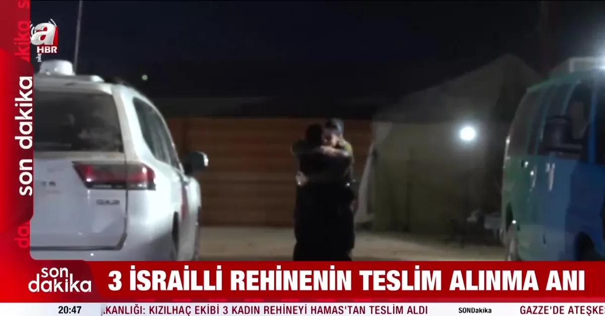 İsrailli rehineler böyle teslim alındı
