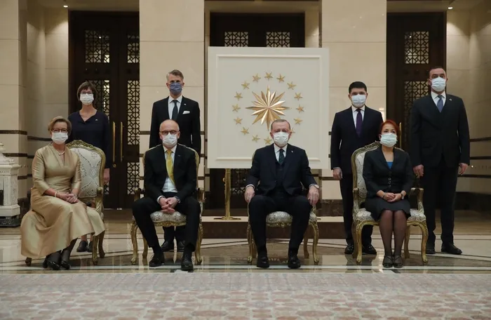 Son dakika: Başkan Erdoğan’dan Cumhurbaşkanlığı Külliyesi’nde peş peşe önemli kabuller!