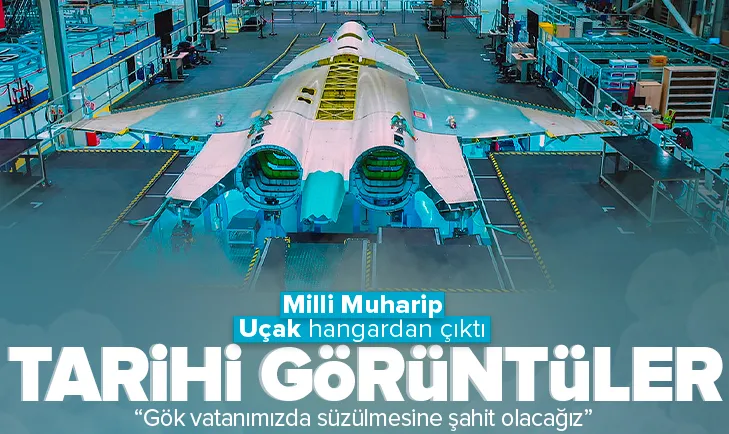 İşte Milli Muharip uçaktan ilk görüntüler...