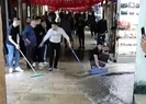 Sağanak sonrası Kapalıçarşıyı su bastı