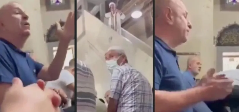 Ümit Özdağ provokasyon için adres olarak camiyi seçti! Cuma namazındaki iğrenç anların kameramanı ortaya çıktı