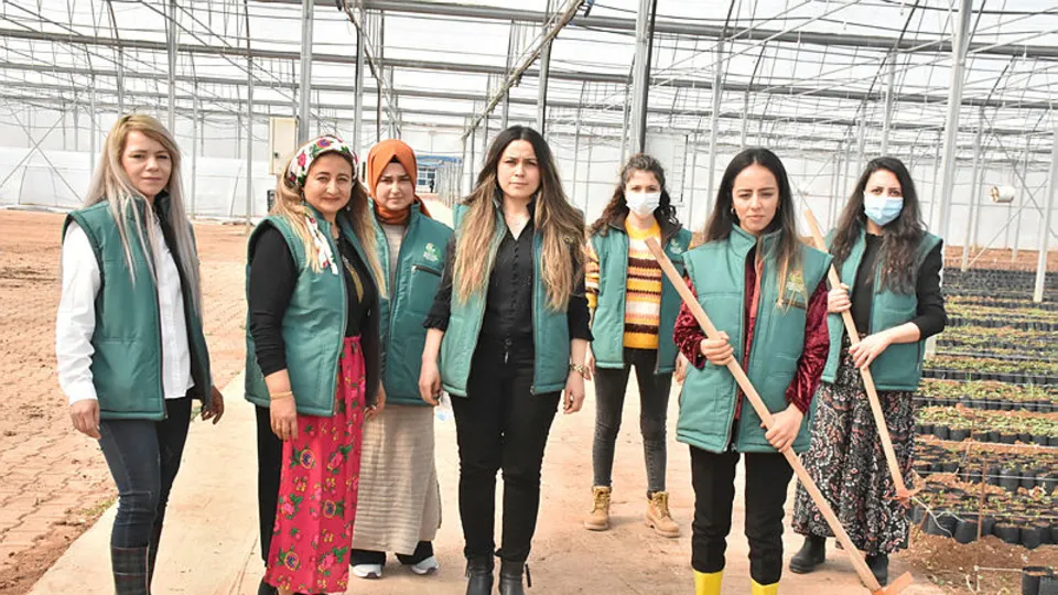 Gaziantep'te tarım eğitimi alan 7 kadın kurdukları kooperatifle ihracata başladı