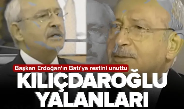 CHP lideri Kemal Kılıçdaroğlu’ndan yine asılsız iddia! Başkan Erdoğan’ın BM konuşmasını görmezden geldi