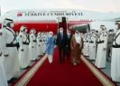 Başkan Erdoğan Katar’da: El Sani ile görüştü