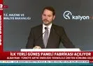 Bakan Albayraktan Kalyon Güneş Teknolojileri Fabrikası, açılış töreninde önemli açıklamalar