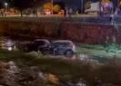Bursada zincirleme kaza! 2 araç dereye uçtu: 6 yaralı