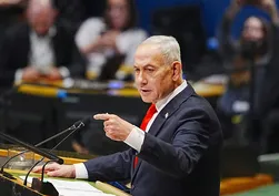 Katil Netanyahu'nun BM'deki bombalı konuşmasının arka planında ne var? A Haber'de çarpıcı yorum: "Saldırı hazırlığının habercisi"