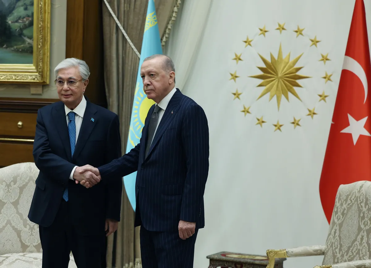Külliye'de Türkiye-Kazakistan zirvesi! Başkan Erdoğan Tokayev ile görüştü: İlişkiler her alanda güçlenecek - 1