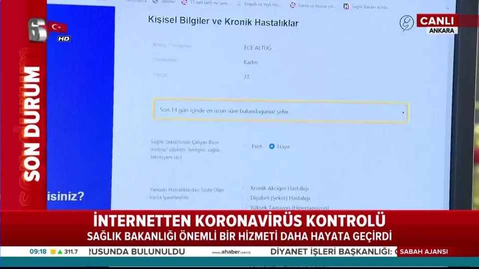 Son Dakika Haberi Internetten Corona Virusu Koronavirus Testi Nasil Yapilir Virus Bende De Var Mi Nasil Anlasilir Video Ahaber Son Dakika Video Izle