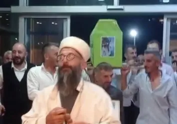 Düğün salonuna tabutla girdiler