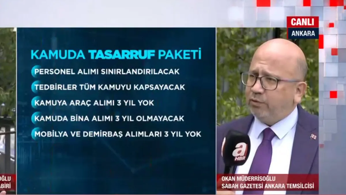 Kamuda tasarruf dönemi! A Haber canlı yayınında çarpıcı sözler: Tarih olmuş şahısların...
