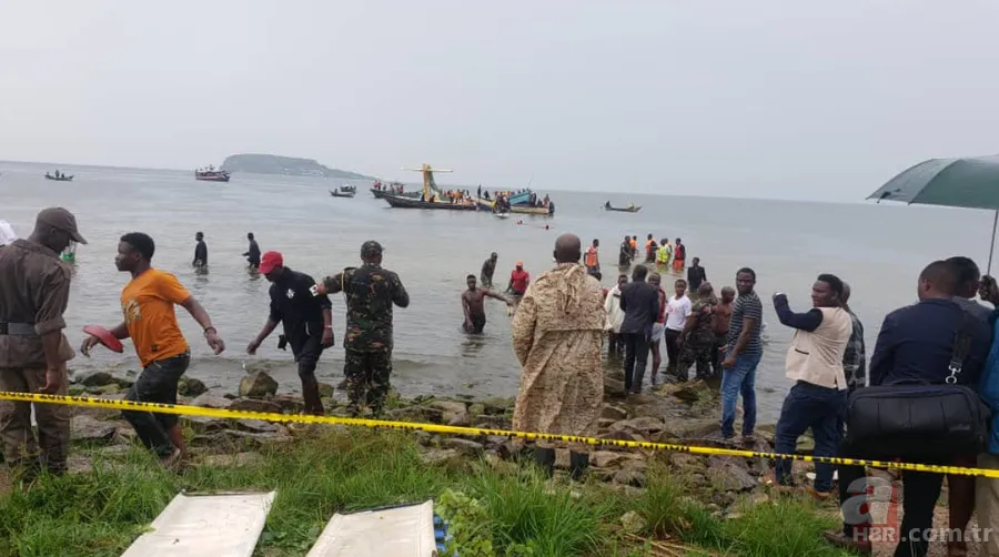 Tanzanya'da yolcu uçağı Viktorya Gölü'ne düştü! Korkutan görüntüler 8