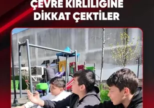 ÇEVRE KİRLİLİĞİNE DİKKAT ÇEKTİLER