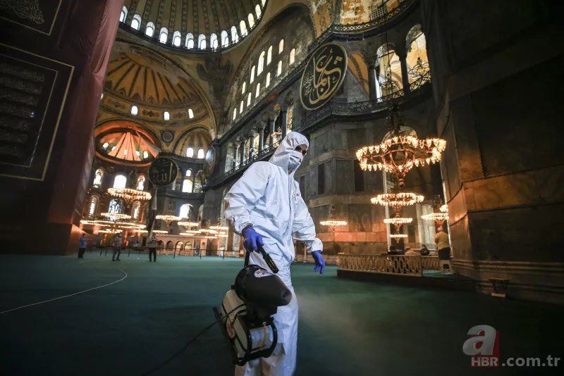Ayasofya-i Kebir Cami-i Şerifi 86 yıl sonra ilk bayramına hazırlanıyor 10