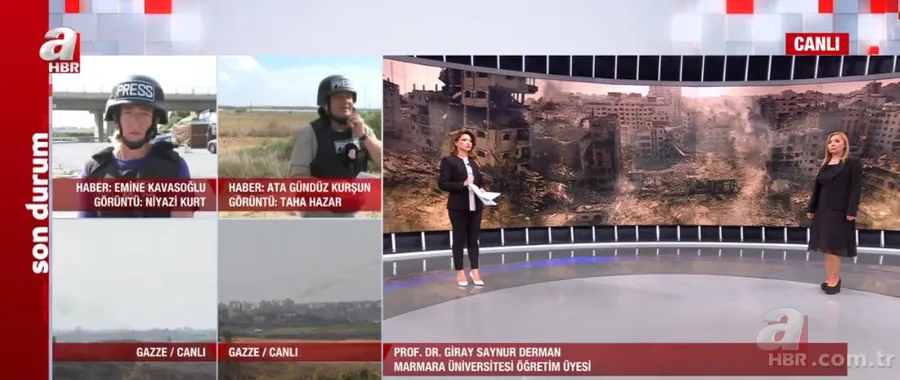 A Haber çatışma bölgesinde! Gazze'de katil İsrail'in katliamı sürüyor... 18