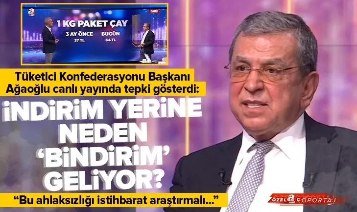 İndirim yerine neden ’bindirim’ geliyor? Aydın Ağaoğlu A Haber’de tepki gösterdi: Bu ahlaksızlığı istihbarat araştırmalı