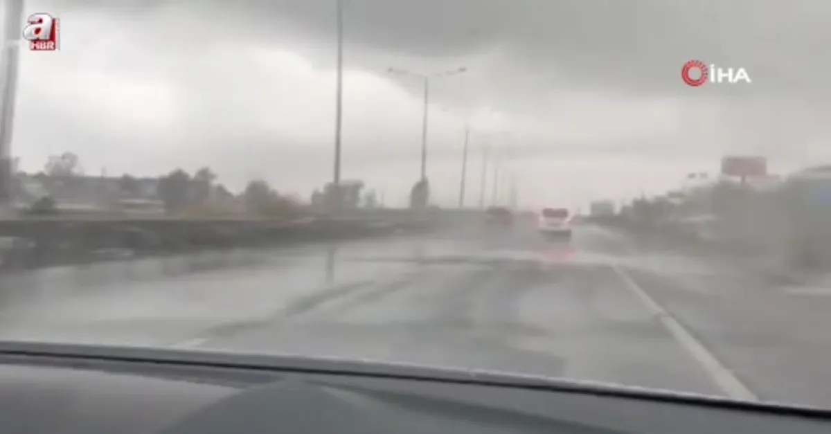 Antalya'da hortum felaketi!