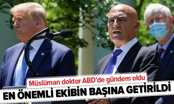 Trump'ın koronavirüs aşısı için çalışan ekibin başına getirdi Müslüman doktor gündem oldu