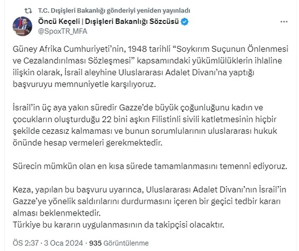 Siyonist İsrail için hesap vakti! Güney Afrika’ın açtığı soykırım davasında tarih belli oldu