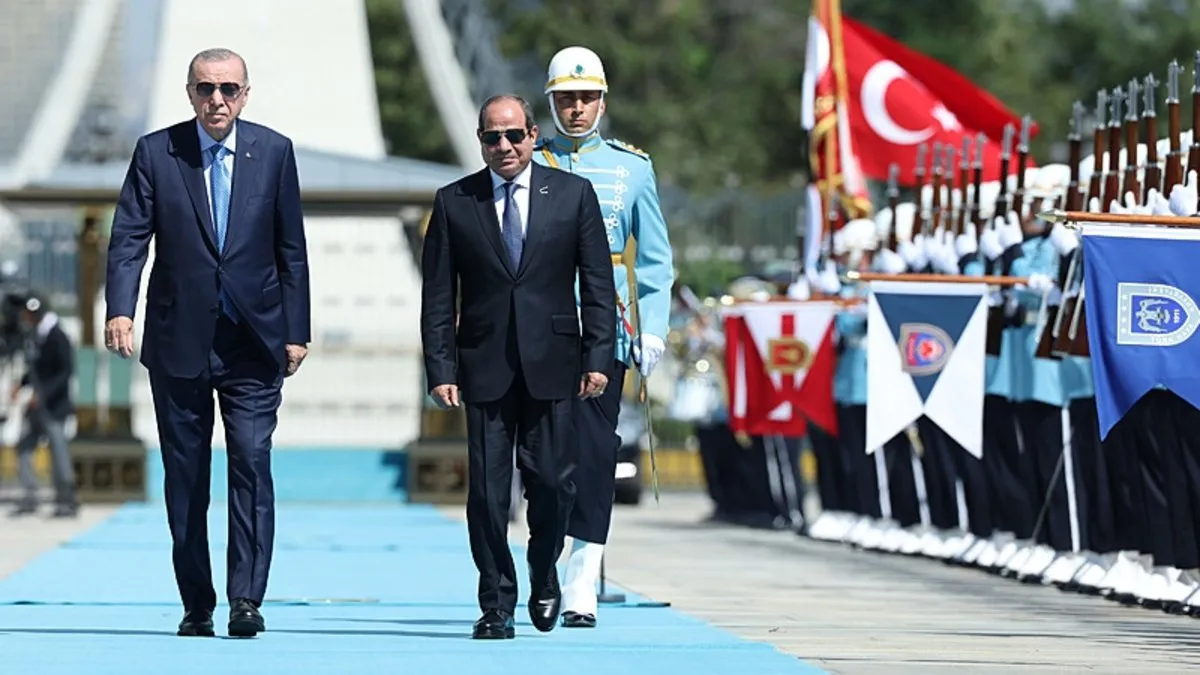 Başkan Erdoğan ve Mısır Cumhurbaşkanı Sisi'den ortak basın toplantısı